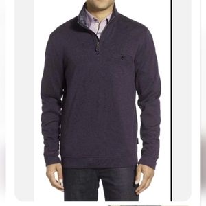 Ted Baker Valerio Quarter Zip Pullover Size 4